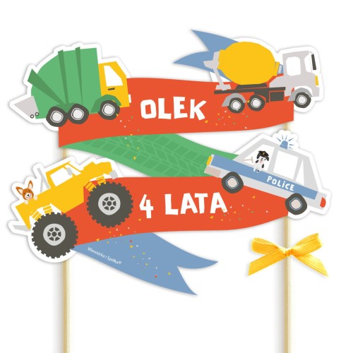 topper-dekoracja-ozdoba-na-tort-do-tortu-urodziny-chlopca-auta-samochody-Wiewiorka-i-Spolka-cars-vehicles-trucks-personalized-cake-topper-Squirrel-Company