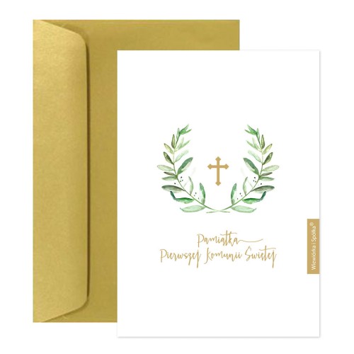 kartka-na-pierwsza-komunie-galazki-oliwne-Wiewiorka-i-Spolka-olive-branches-first-holy-communion-wishes-card-Squirrel-Company