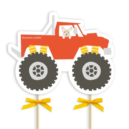 topper-dekoracja-ozdoba-na-tort-do-tortu-urodziny-chlopca-auta-monster-truck-Wiewiorka-i-Spolka-cars-cake-topper-Squirrel-Company