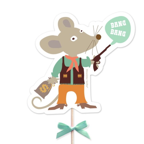 topper-dekoracja-ozdoba-na-tort-do-tortu-urodzinowy-kowboje-mysz-gangster-Wiewiorka-i-Spolka-cowboys-mouse-cake-topper-Squirrel-Company