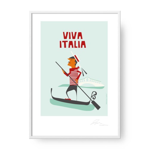 grafika-plakat-do-pokoju-prezent-na-urodziny-viva-italia-Wiewiorka-i-Spolka-viva-italia-poster-Squirrel-Company
