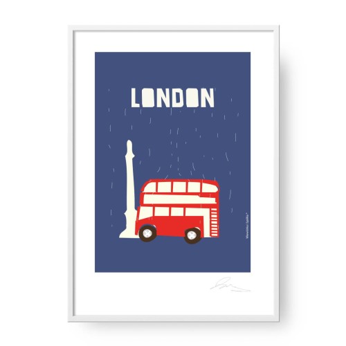 grafika-plakat-do-pokoju-prezent-na-urodziny-london-Wiewiorka-i-Spolka-London-poster-Squirrel-Company