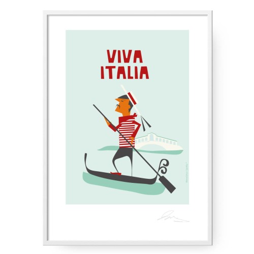 grafika-plakat-do-pokoju-prezent-na-urodziny-viva-italia-Wiewiorka-i-Spolka-viva-italia-poster-Squirrel-Company