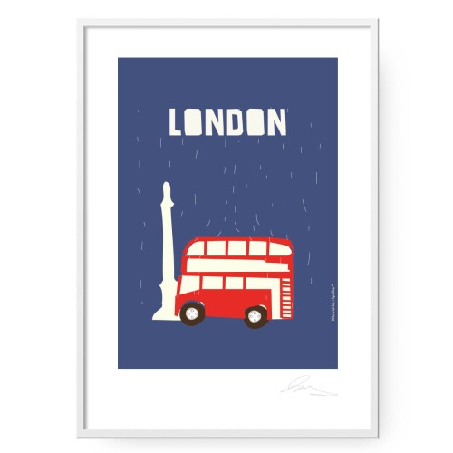 grafika-plakat-do-pokoju-prezent-na-urodziny-london-Wiewiorka-i-Spolka-London-poster-Squirrel-Company