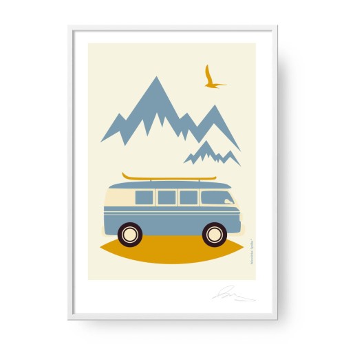 grafika-plakat-do-pokoju-skandynawski-styl-camper-Wiewiorka-i-Spolka-camper-scandi-style-poster-Squirrel-Company