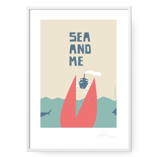 grafika-plakat-dla-dzieci-do-pokoju-dziecka-morze-potwor-morski-Wiewiorka-i-Spolka-seamonster-sea-and-me-kids-room-poster-Squirrel-Company