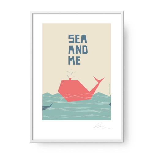 grafika-plakat-dla-dzieci-do-pokoju-dziecka-morze-wieloryb-Wiewiorka-i-Spolka-whale-sea-and-me-kids-room-poster-Squirrel-Company