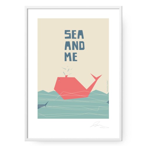 grafika-plakat-dla-dzieci-do-pokoju-dziecka-morze-wieloryb-Wiewiorka-i-Spolka-whale-sea-and-me-kids-room-poster-Squirrel-Company