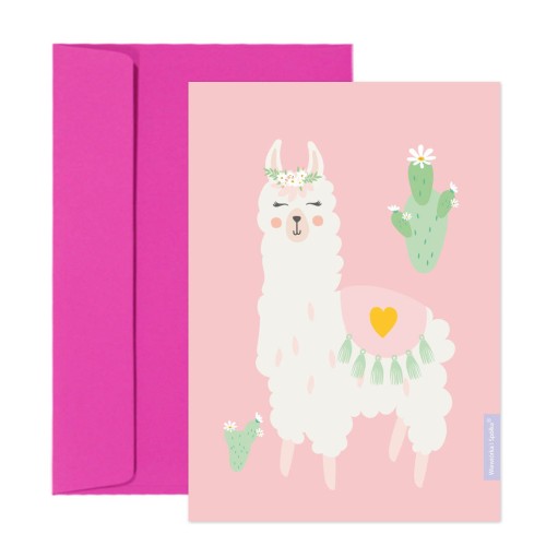 kartka-na-urodziny-lama-Wiewiorka-i-Spolka-llama-birthday-wishes-card-Squirrel-Company