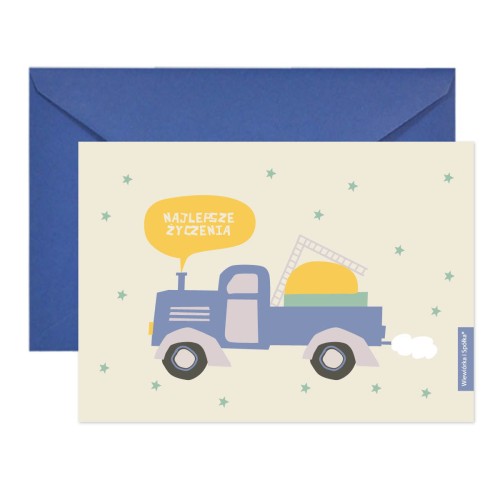 kartka-na-urodziny-ciezarowka-Wiewiorka-i-Spolka-truck-birthday-wishes-card-Squirrel-Company