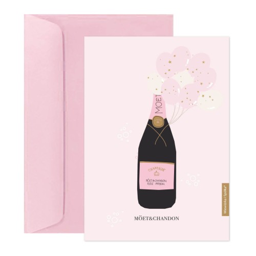 kartka-na-zyczenia-dla-dziewczyny-butelka-champagne-moet-Wiewiorka-i-Spolka-bootle-wishes-card-for-girl-Squirrel-Company