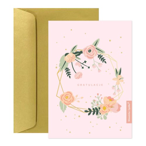 kartka-gratulacje-kwiaty-Wiewiorka-i-Spolka-flowers-pink-congratulations-wishes-card-Squirrel-Company