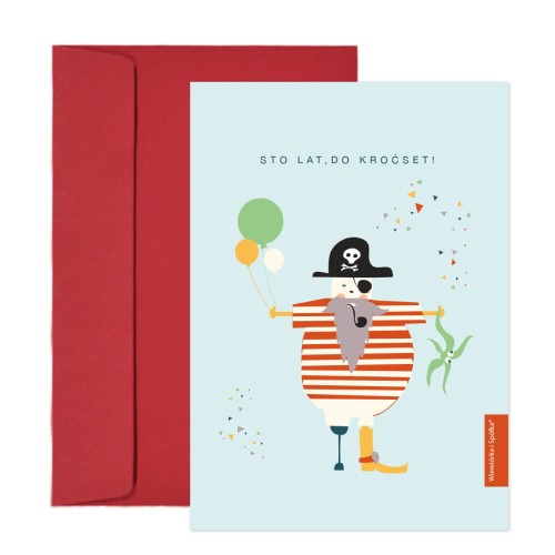kartka-na-urodziny-pirat-piraci-kapitan-Wiewiorka-i-Spolka-pirates-birthday-wishes-card-Squirrel-Company