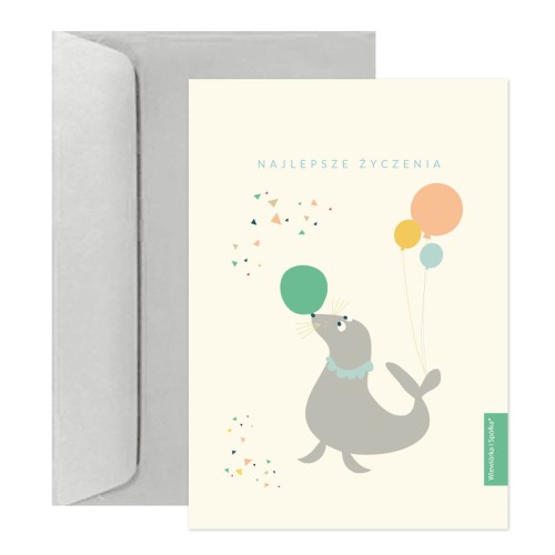 kartka-na-urodziny-animals-foka-Wiewiorka-i-Spolka-seal-birthday-wishes-card-Squirrel-Company