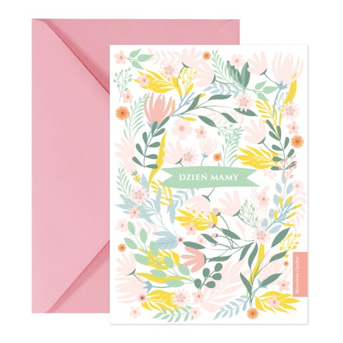 kartka-na-zyczenia-dzien-mamy-flowers-Wiewiorka-i-Spolka-mothers-day-wishes-card-Squirrel-Company
