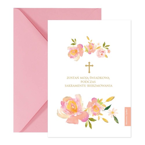 kartka-na-bierzmowanie-czy-zostaniesz-moja-swiadkowa-roze-kwiaty-Wiewiorka-i-Spolka-pink-roses-confirmation-wishes-card-Squirrel-Company