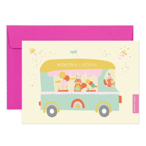 kartka-na-urodziny-autobus-Wiewiorka-i-Spolka-squirrels-van-birthday-wishes-card-Squirrel-Company